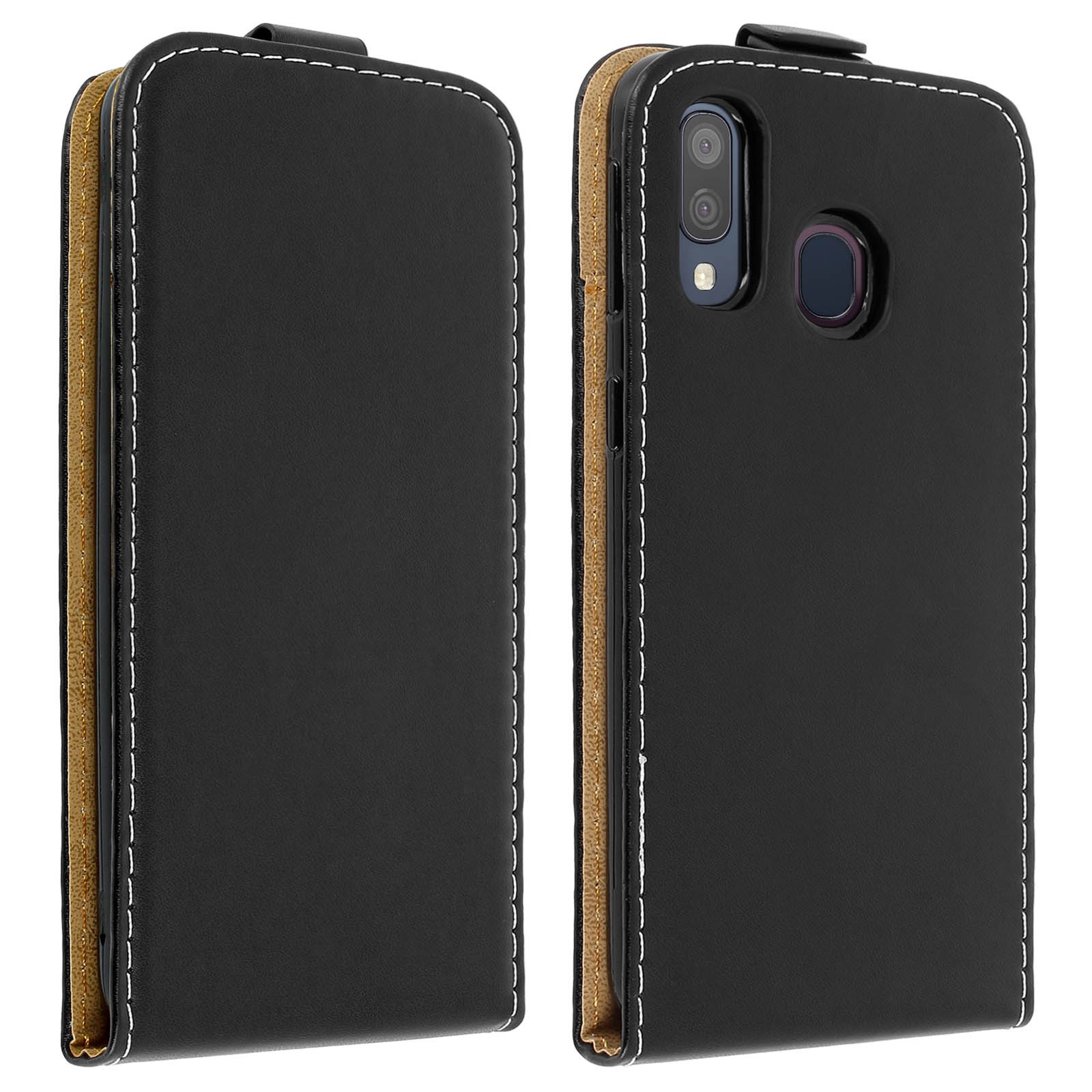 Protection écran Galaxy A40 étui rabat vertical pour rangement poche facile