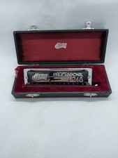 Huang Professional 3 Chromatic Octaves 1248 Harmonica Vintage with Original Box