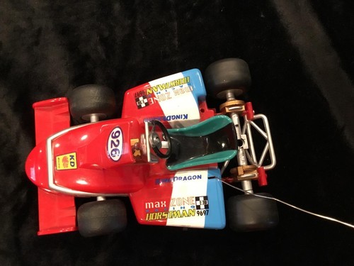 VINTAGE Grand Prix Speedway Road Racing Pro X Karts Race Track Toymakers 2 CARS - Picture 12 of 24