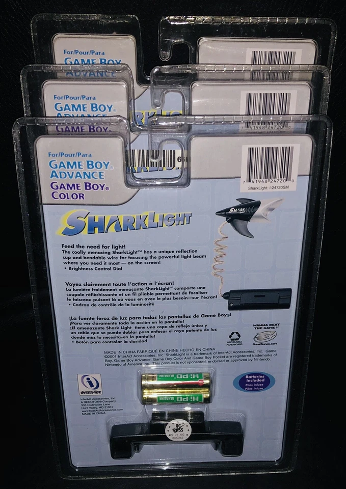 Shark🦈Light💡for Gameboy Advance & Gameboy Color By Interact - Play in Dark! - Image 2 of 3