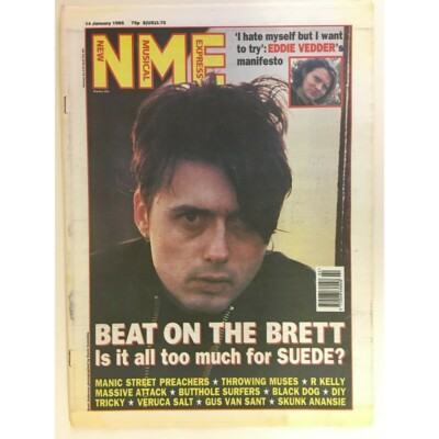 NEW MUSICAL EXPRESS NME MAGAZINE 14 JANUARY 1995  MANIC STREET PREACHERS  LS