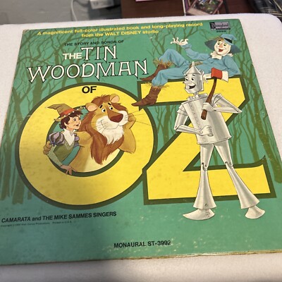 VINYL RECORD DISNEYLAND WALT DISNEY STUDIO THE TIN WOODMAN OF OZ GATEFOLD 3992 