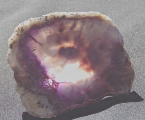 AMETHYST MIT ACHATKUGELN ERSTAUNLICHE FEINE KRISTALLPLATTE 1,7 OZ ODER 50 GRAMM - Bild 7 von 12