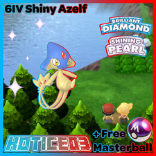 6IV Shiny Azelf Pokemon Brilliant Diamond Shining Pearl