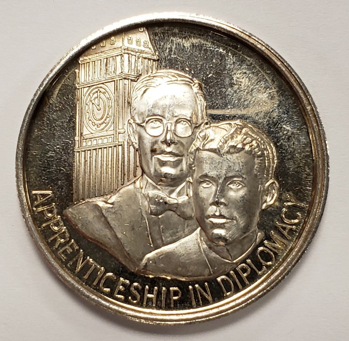 1 oz .999 Silver Round - JFK Apprenticeship in Diplomacy