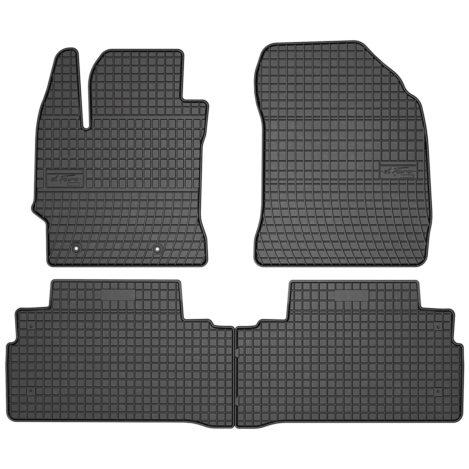 Caoutchouc tapis de sol imperméable et anti-odeur Frogum El Toro pour Toyota Verso