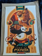 Kung Fu Panda by Tom Whalen - 24"x36" Screen Print Movie Poster