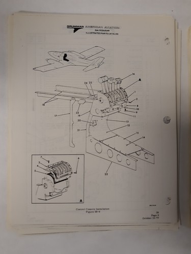 Grumman Model GA-7 Cougar Illustrated Parts Catalog May 15, 1978, Copy - Picture 6 of 12