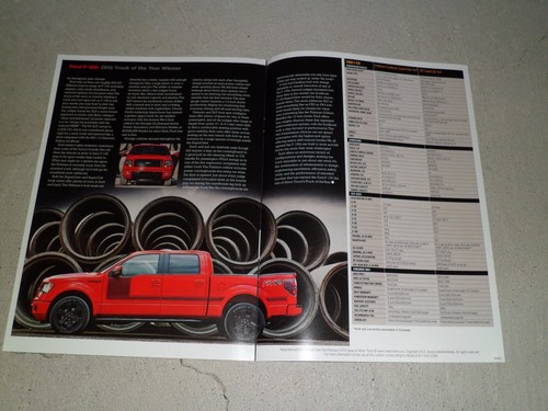 VARIOUS FORD COLOR SALES BROCHURE VINTAGE NOS 2009 - 2017 MUSTANG F-150 F150 - Afbeelding 4 van 14