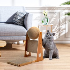 Cat Tree Scratching Post Board Tower Climbing Activity Centre Bed Ball Toys Play