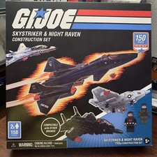 Hasbro Forever Clever G.I. Joe Skystriker  Night Raven Construction Set, New
