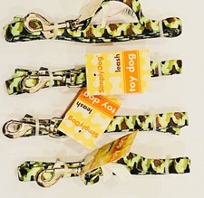 Simply Dog 4pk. Leash Lot, Green Camouflage Set, 4  XSmall, NIP  22088060