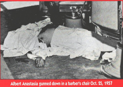 Albert Anastasia Gunned Down, Mafia Family Trading Card