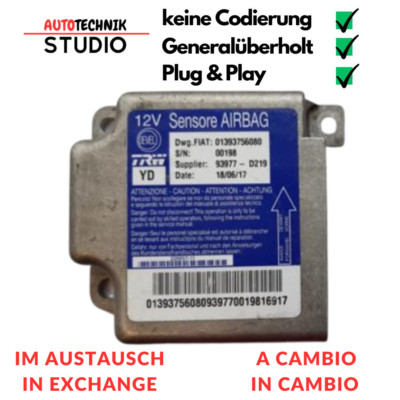 01393756080 ECU Steuergerät Airbag Sensor Fiat Ducato III 2014 -