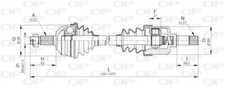 Cardan Peugeot 806