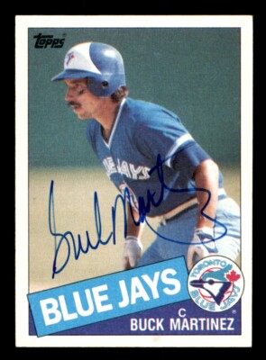 1985 Topps Baseball #673 Buck Martinez Signed Autograph (No COA) *e1