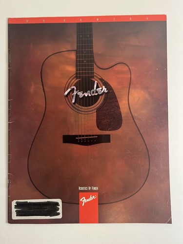 Vintage FENDER Guitars Catalog DG Series • Acoustic & Electric Acoustics 1990 s. - Picture 1 of 8