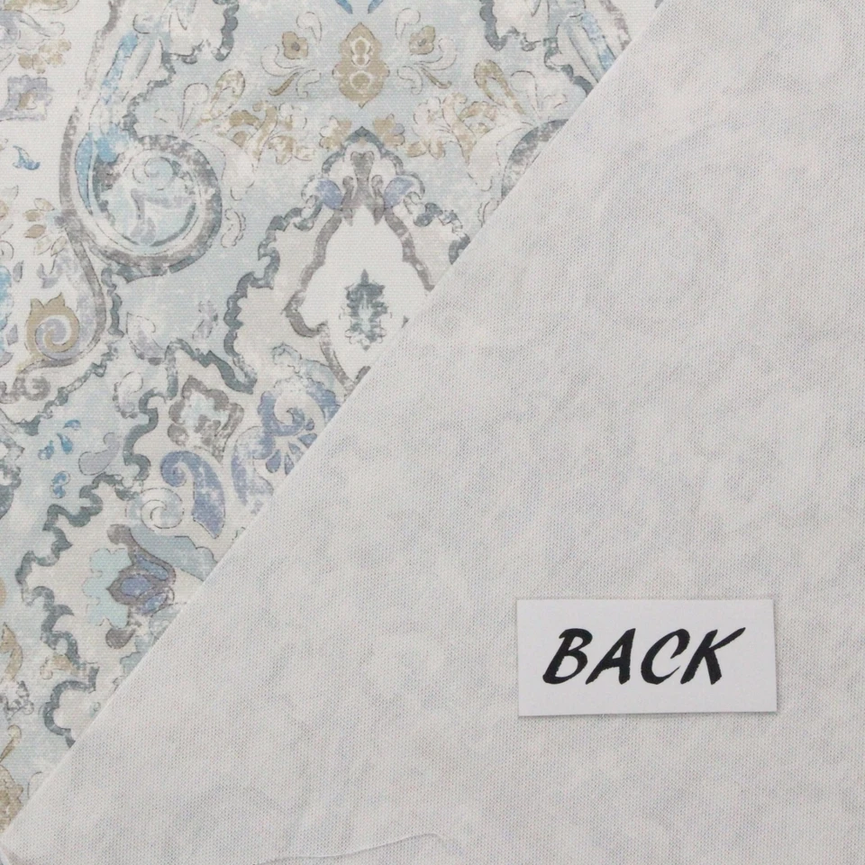 TELA MULTIUSOS FLORAL DAMASCO AZUL KESWICK BALARD DESIGNS POR YARDA 54"W Foto 4 de 4