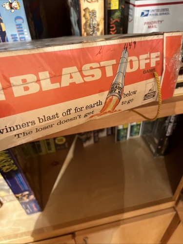 Vintage Schapers Moon Blast Off Game 1970 Factory, Sealed In Original Box Rare - Picture 11 of 13