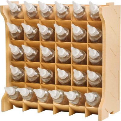Bucasso Plastic Model Paint Rack MDF Assembled Workstation Paint Rack GK9