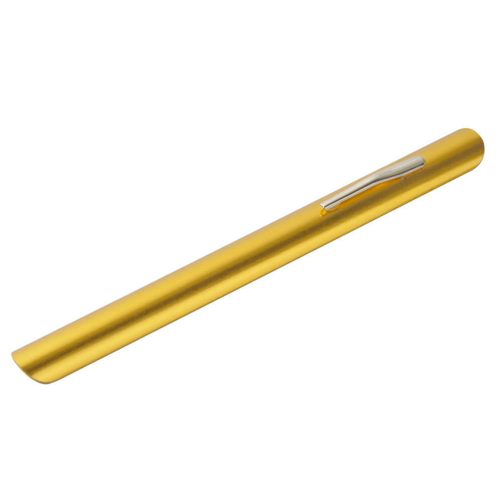 (Set of 6) TABLE CRUMBER, ALUMINUM, GOLD / BRASS FINISH - POCKET CLIP