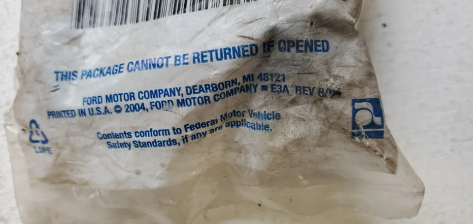 ¡¡NUEVO!! Ford Windstar 1999-2000 3,8 L.  Tubo conector PCV # XF2Z-9498-DD. _KL Foto 4 de 4