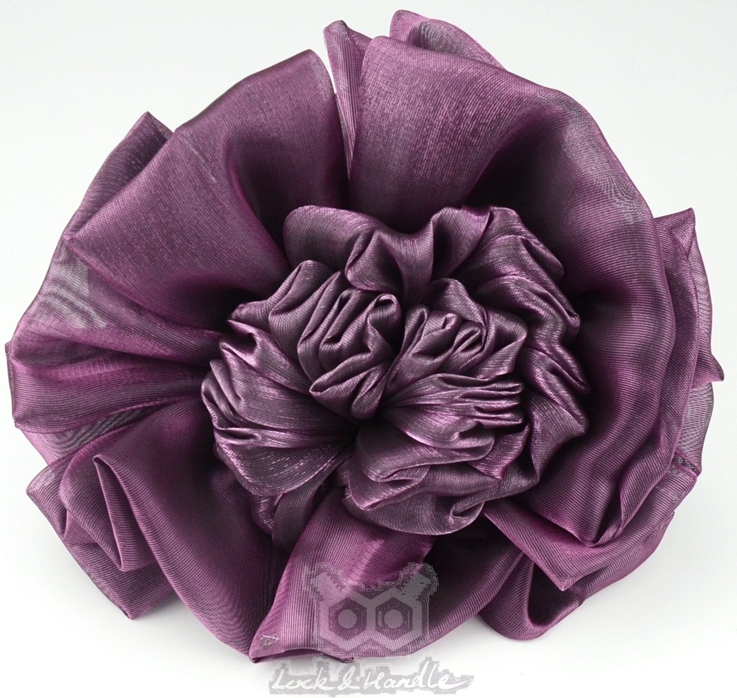 Scrunchie Da Donna Con Fiocco In Rete Di Grandi Dimensioni E - Foto 6