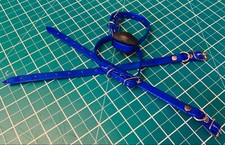 1 FERRETING COLLAR BRIGHT BLUE FITS DEBEN MARK 3 BioThane® RABBITING HUNTING