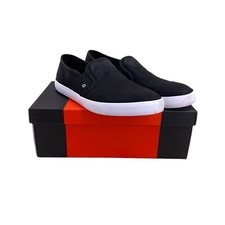 G by Guess Hombres Tenis Zapatos Negros Talla 10 M Sin Cordones Hechos por el Hombre Parte Superior Informal