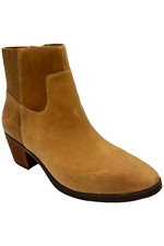 Vionic Women's Shantelle Leather Booties Wheat