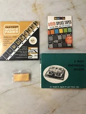 3 Way Universal Film Splicer Gammie With Tapes And Fades 8mm 16mm