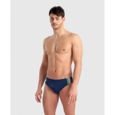 7412 ARENA FIN COSTUME UOMO SLIP FEDERAZIONE ITALIANA NUOTO GRAPHIC BRIEF