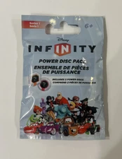 Disney Infinity Series 1 Power Disc Mystery Packs (Silver) Lot of (5)