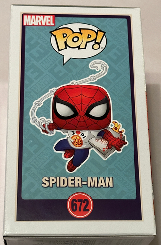 Funko Pop! Marvel Spider-Man #672 Special Edition with Custom Sketch + Protector - Picture 6 of 8