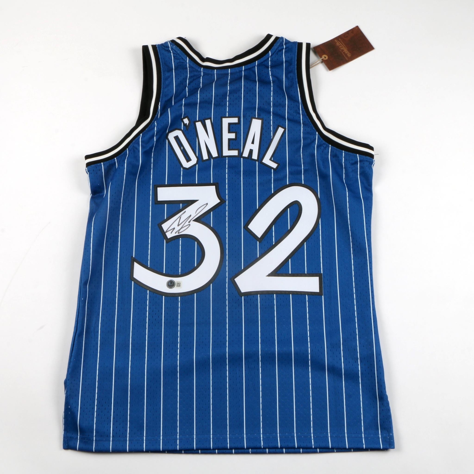 Shaq Autographed Signed Jersey Orlando Magic Authentic Shaquille O'neal Autograph Beckett 