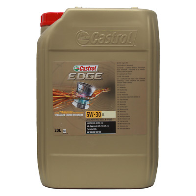 20 Liter Kanister Castrol Edge 5W 30 LL VW 504.00 507.00 longlife 3 Titanium FST