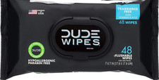 DUDE Wipes - Flushable Wipes - 48 Count