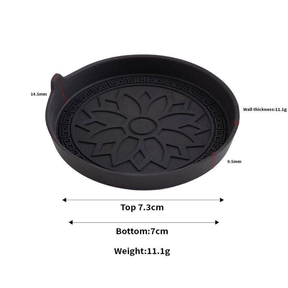 2x Car Drink Cup Holder Anti Slip Pads Insert Coaster Mats Vehicle