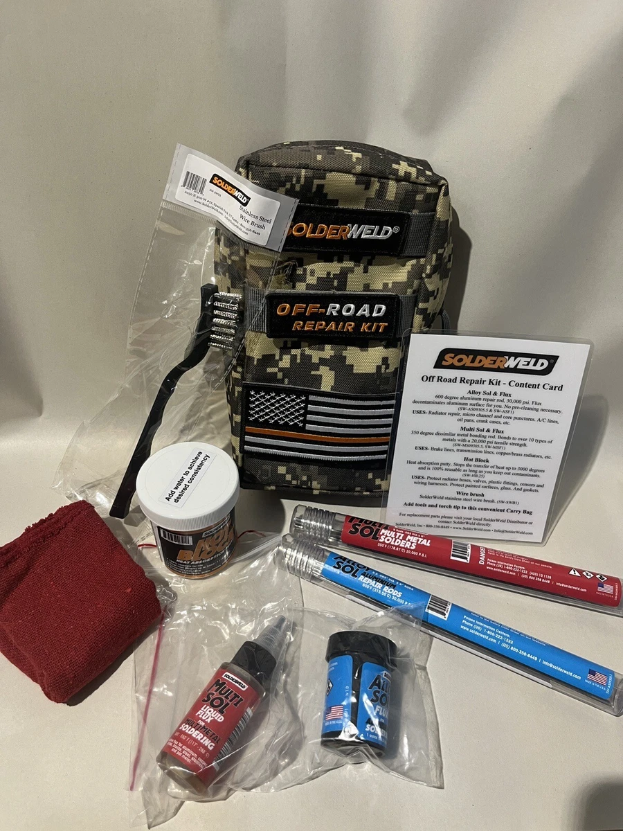 Solder Weld Off Road Weld Brazing Repair Kit for Aluminum Brass