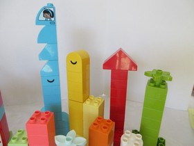 LEGO DUPLO: Lot of 2, 10571, 10909, COMPLETE SETS, PINK BOX OF FUN, HEART BOX