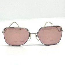 VINTAGE LOGO PARIS FRANCE EYEGLASSES SUNGLASSES FRAMES ROSE LENS METAL 80s