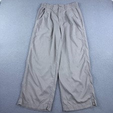 Madewell Women's Lanie Pleat Front Wide Leg Pants Beige Size 12 High Rise