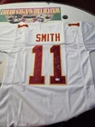 NFL Alex Smith Autographed Kansas City Custom Football Jersey Beckett Cert. NM