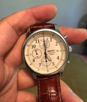 Seiko Beige Men's Watch - SNDC31P1