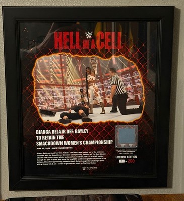 WWE - Bianca Belair def Bayley in the WWE Thunderdome 15x17 - Numbered 1/250!