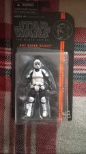 Star Wars The Black Series  07 Biker Scout 3.75    MOC 2013 Orange Line