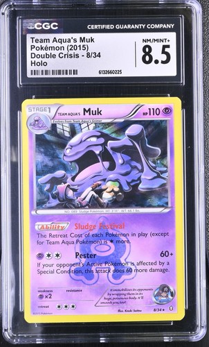 Team Aqua's Muk graded CGC 8.5 for sale on eBay