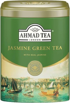 Ahmad Tea English Scene Caddy Jasmine Green 100 g