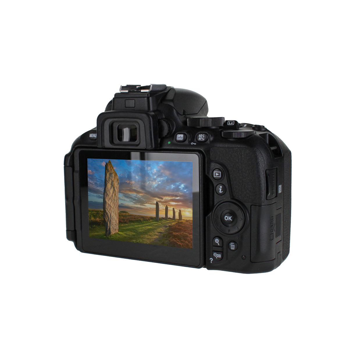 Nikon D5600 24.2MP Digital SLR Camera - Black (Body Only) for sale