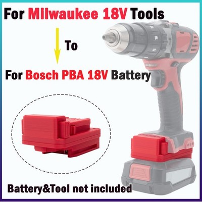 NEW Adapter For Bosch PBA 18V Battery Convert to for Milwaukee 18V Lithium Tools
